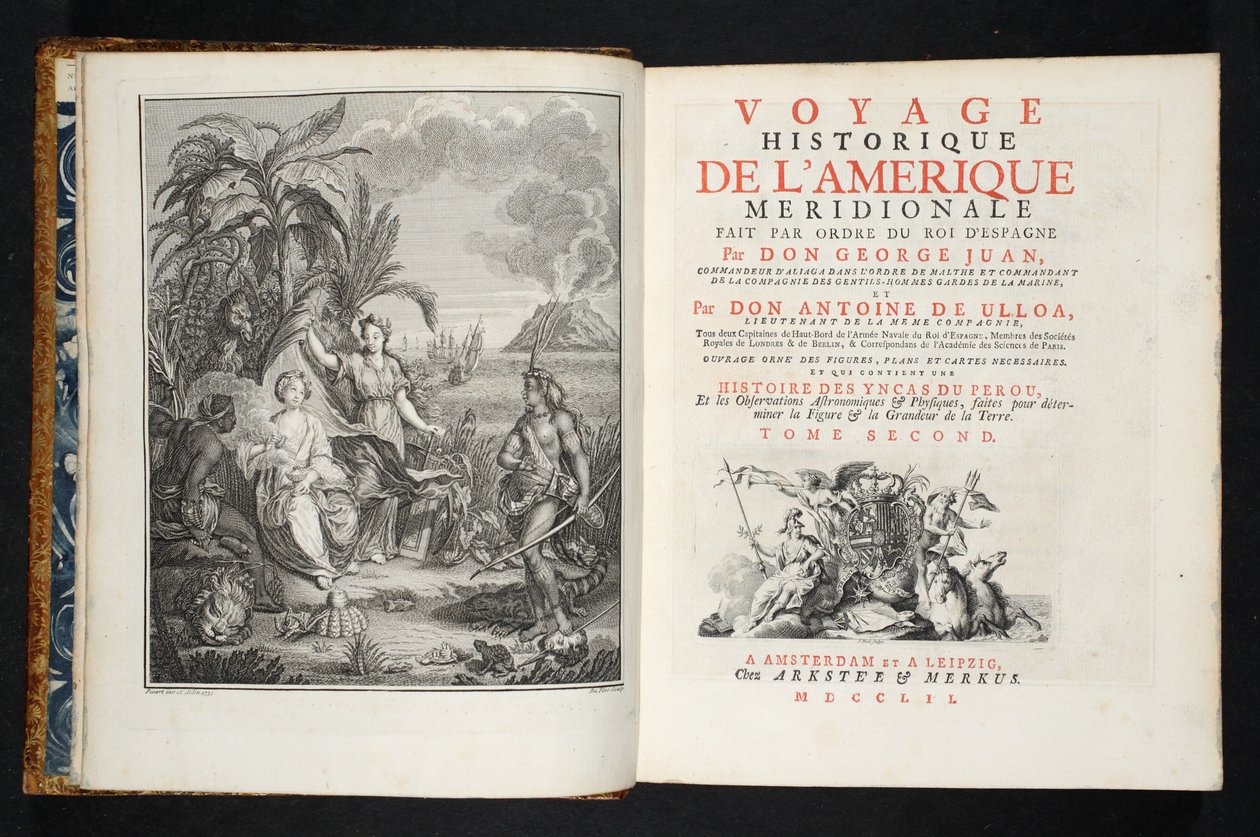 Frontispice af Voyage Historique de l