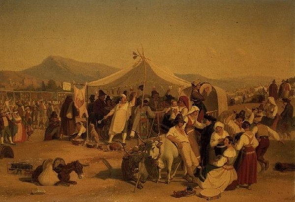 En messe i den romerske Campagna af Jorgen Valentin Sonne