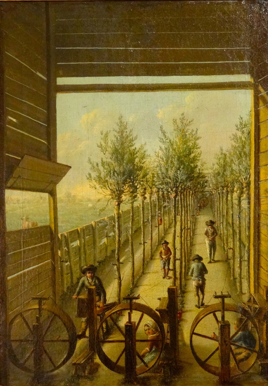 Kleingarenbaan på Jaagpad i Gouda i 1795 af Joris Herst