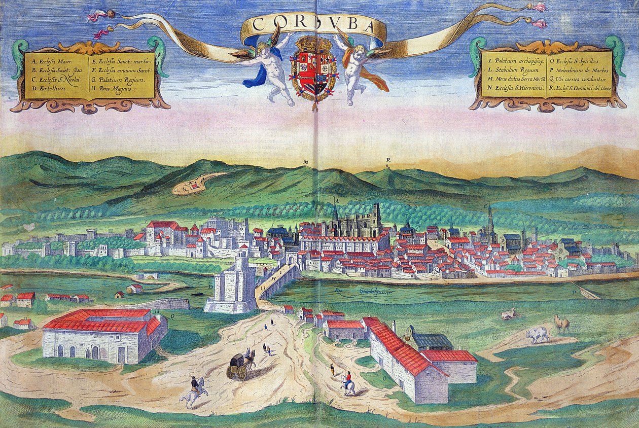 Kort over Cordoba, fra 