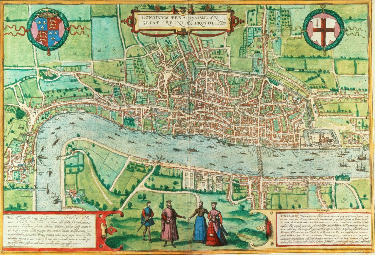 Kort over London, fra 