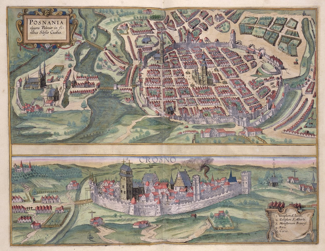 Kort over Poznan og Gruczno, fra 