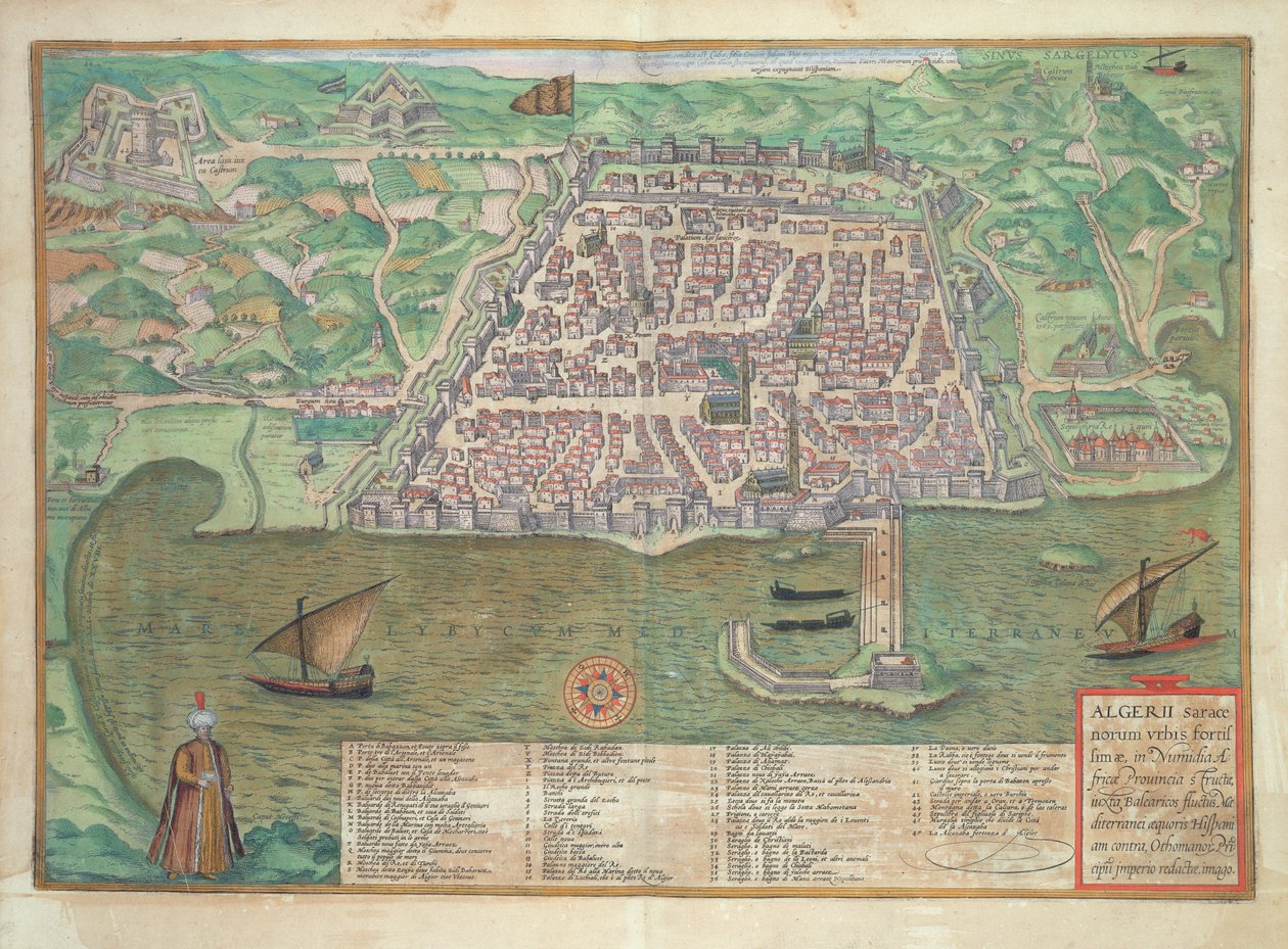 Kort over Toledo, fra 