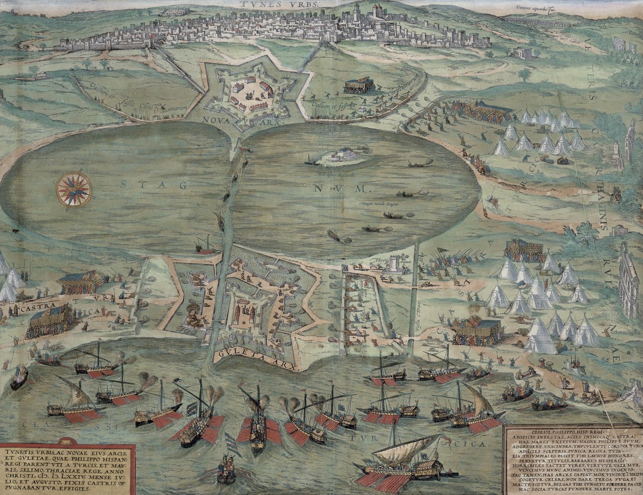 Kort over Tunis, fra 