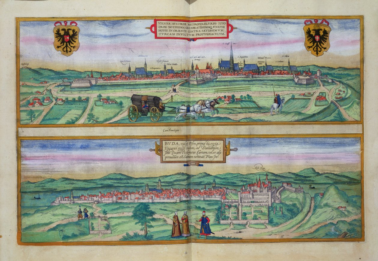 Byplan for Wien og Buda, fra 