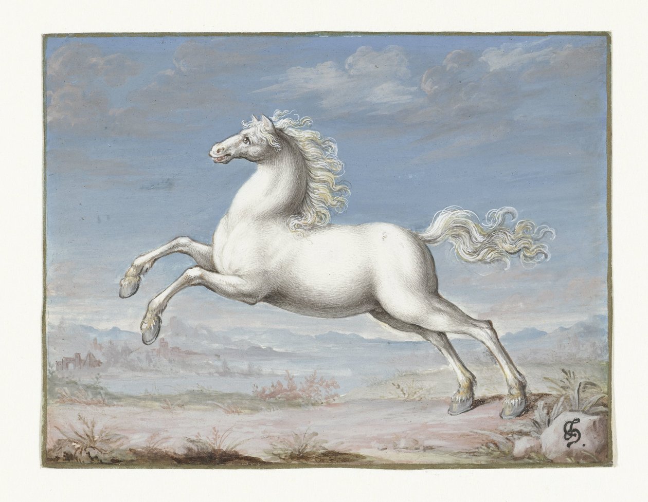 hvide hest af Joris Hoefnagel