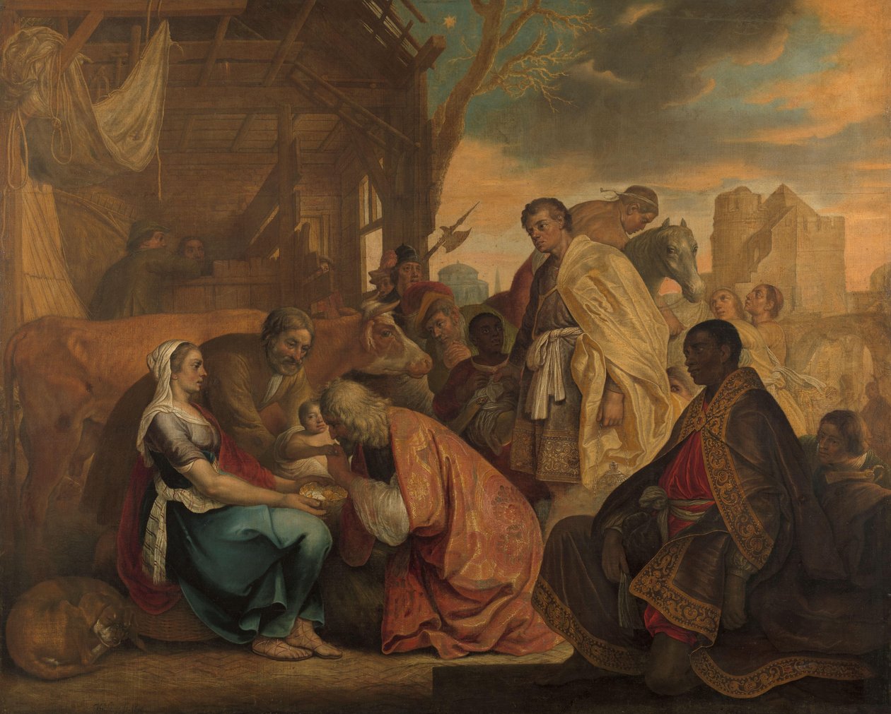 Tilbedelsen af Magi af Joris van Schooten