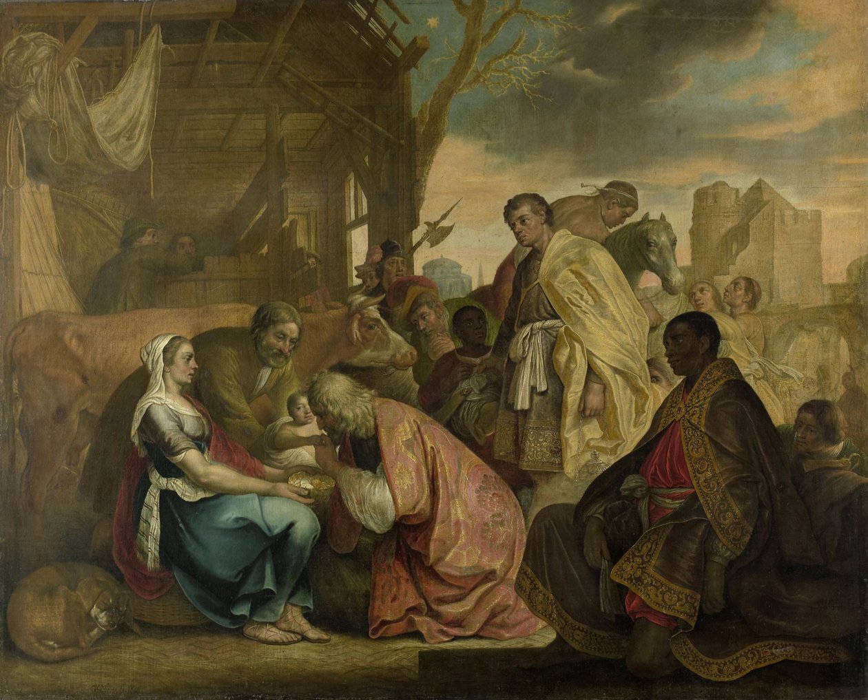 Magiernes tilbedelse, 1646 af Joris van Schooten