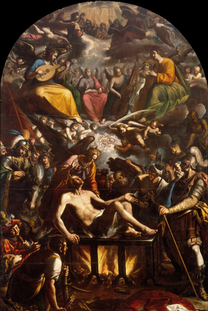 Martinsdømmet Saint Lawrence af José Juárez