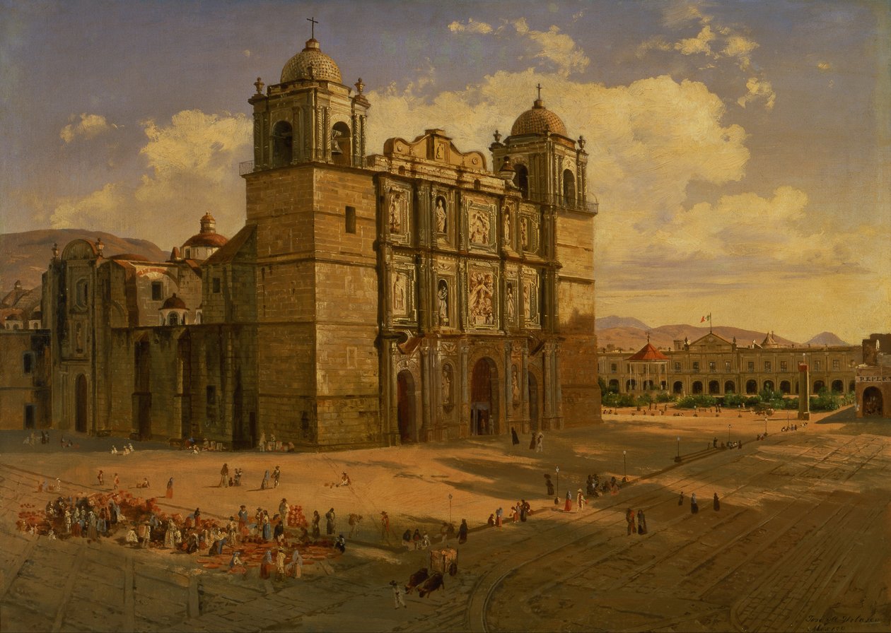 Oaxaca -katedralen af José Marí Velasco