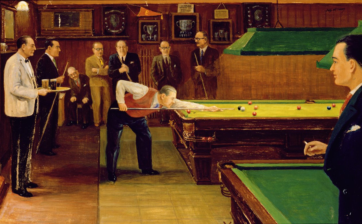 En snookermatch af Jos McInnes