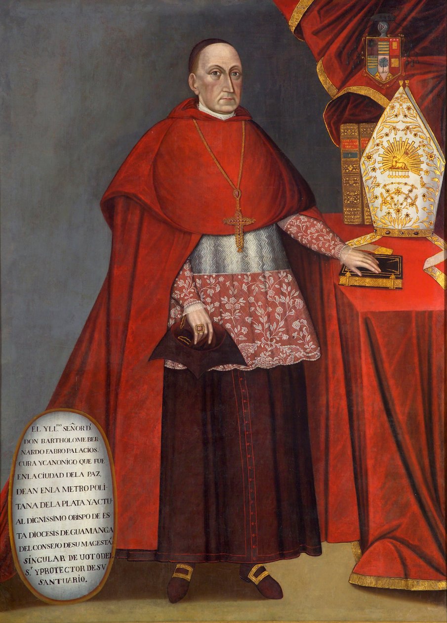 Bartholomew Fabro y Palacios, biskop i Huamanga af José Núñez de Sotomayor