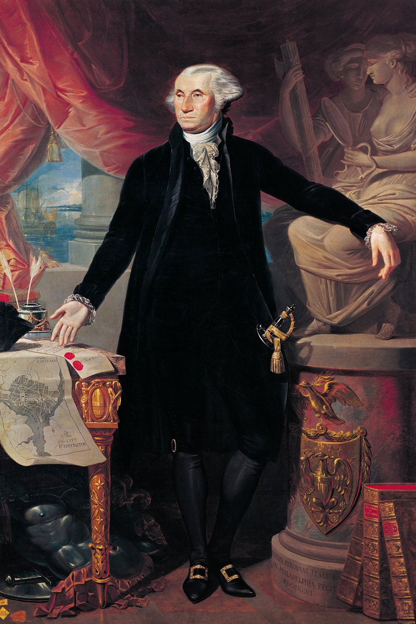Portræt af George Washington, 1796 af José Perovani
