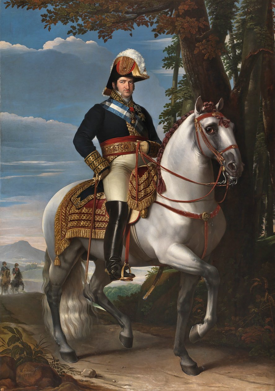 Ferdinand VII til hest af José de Madrazo y Agudo