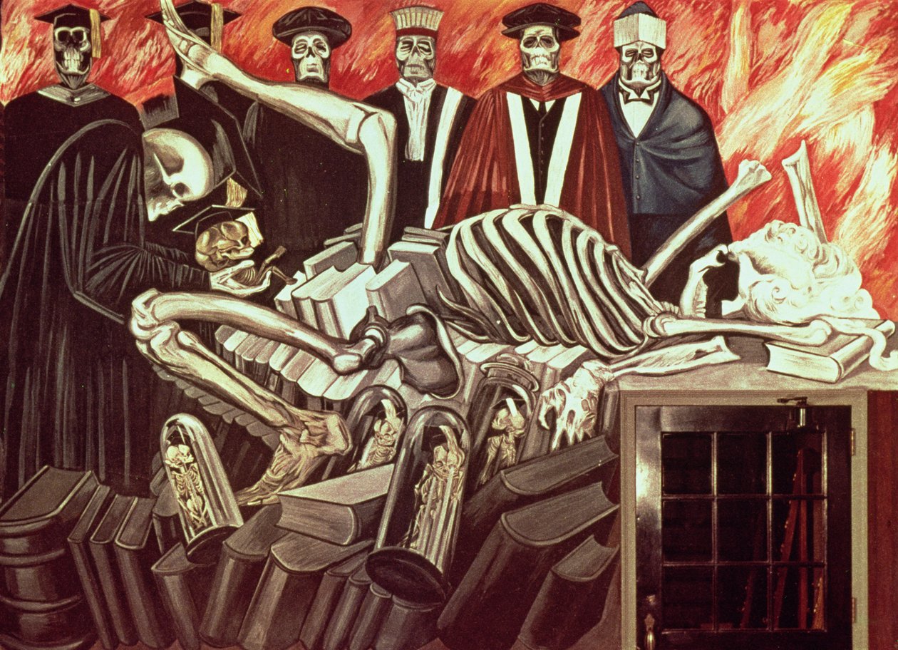 Gods of the Modern World, fra The Epic of American Civilization af José Clemente Orozco