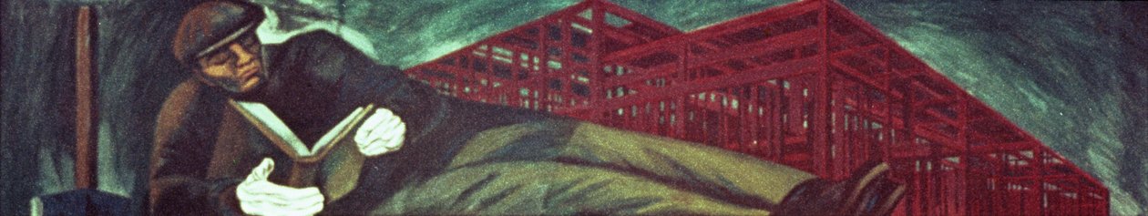 Modern Industrial Man III, fra The Epic of American Civilization af José Clemente Orozco