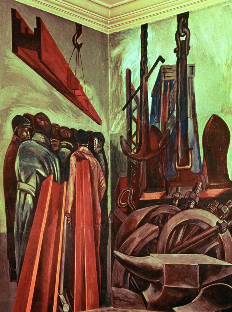 Modern Industrial Man II, fra The Epic of American Civilization af José Clemente Orozco