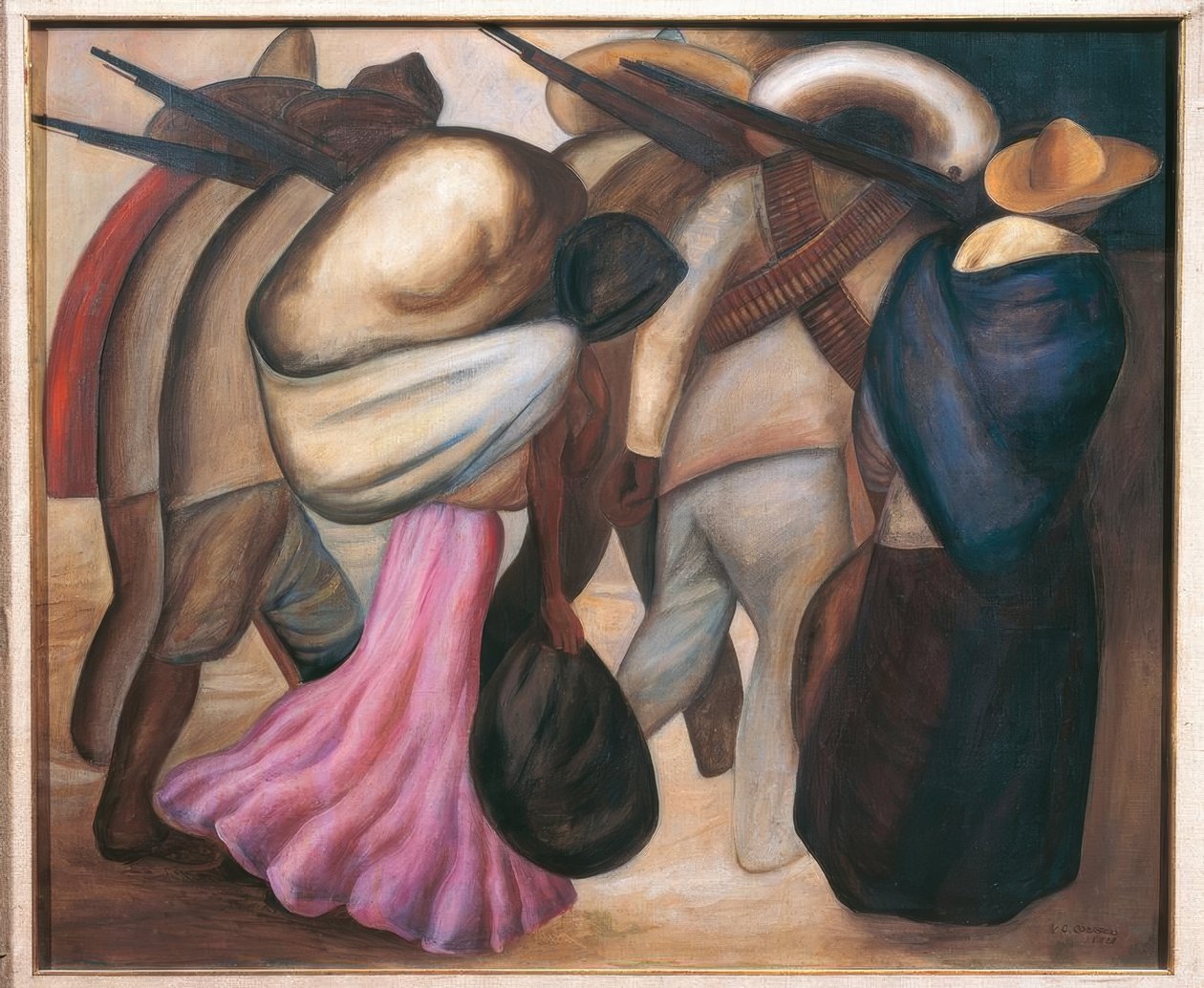 soldat fra det 20. århundrede af José Clemente Orozco