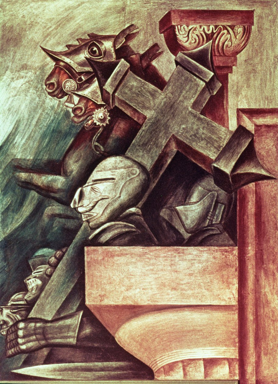 Profetien, fra The Epic of American Civilization af José Clemente Orozco