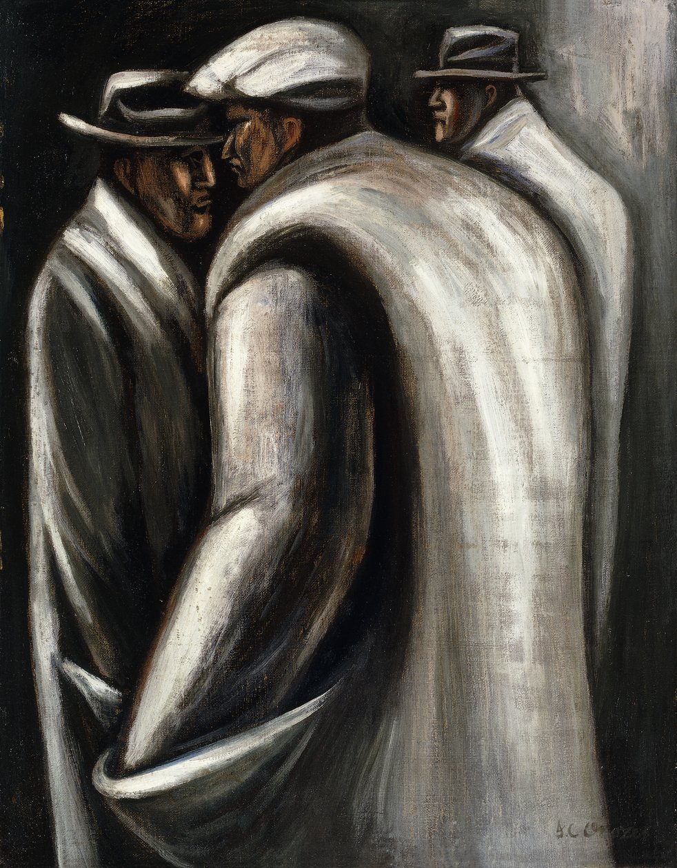 De arbejdsløse, ca. 1928-30 (olie på lærred) af José Clemente Orozco