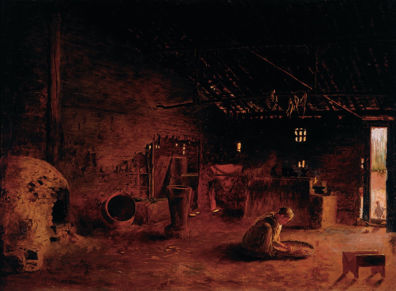 Country Kitchen af José Ferraz de Almeida Júnior