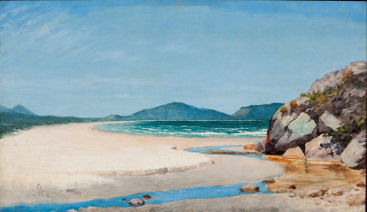 Seascape, Guaruja af José Ferraz de Almeida Júnior