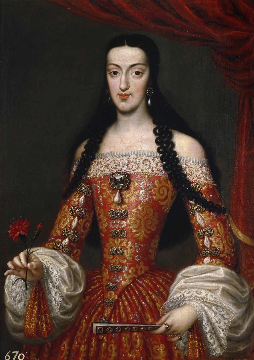 Marie Louise af Orléans 1662-1689, dronning af Spanien, ca 1679 af José García Hidalgo