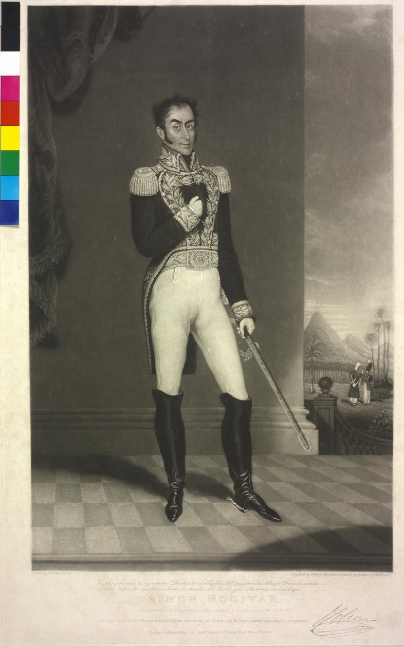Simon Bolivar af José Gil de Castro