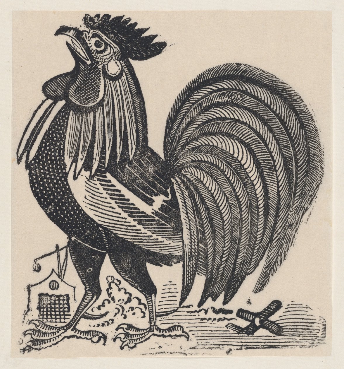 En hane, ca. 1880-1910., ca. 1880-1910. af José Guadalupe Posada