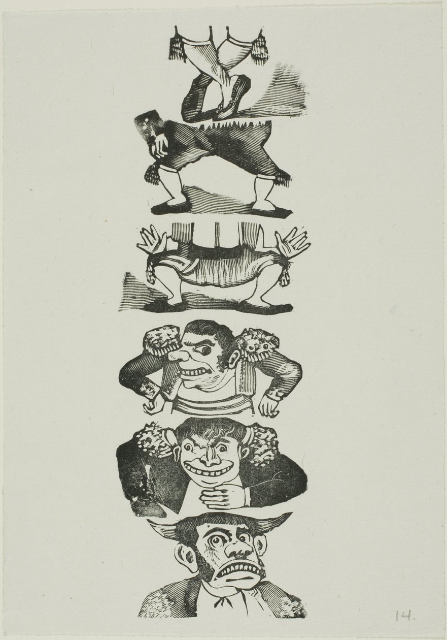 Tyrefægtere af José Guadalupe Posada