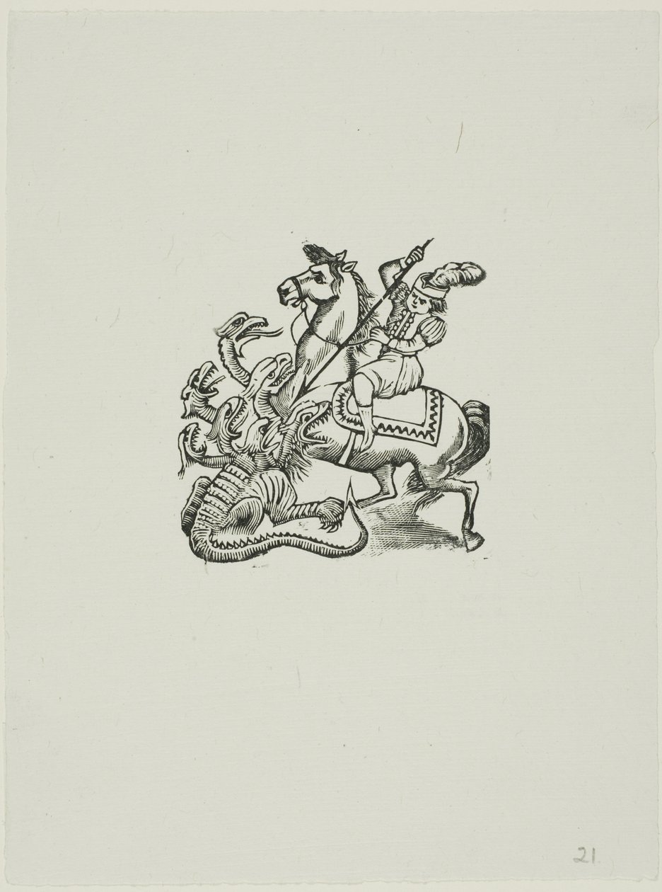 Sankt Georg af José Guadalupe Posada