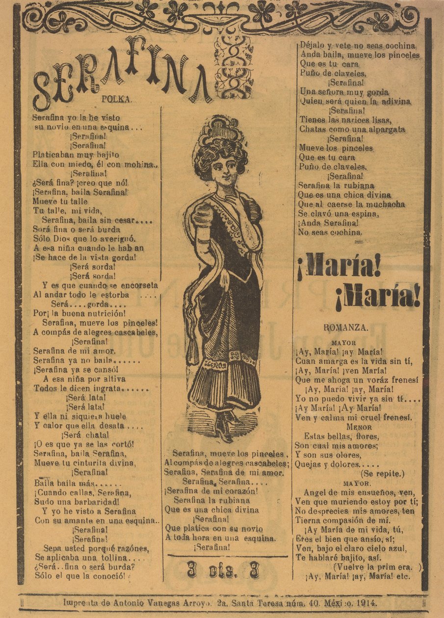 Seraphina af José Guadalupe Posada