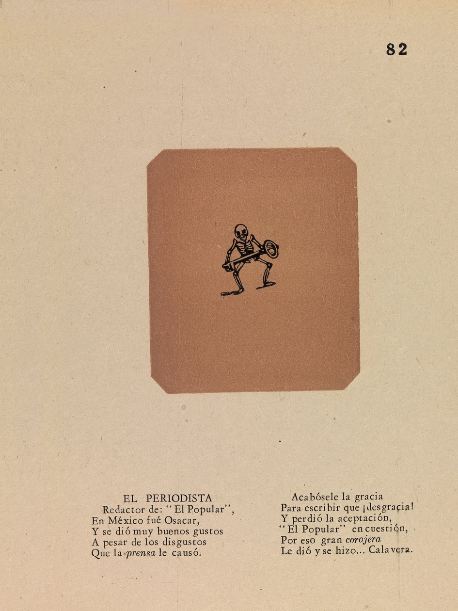 Oppositionens presse af José Guadalupe Posada