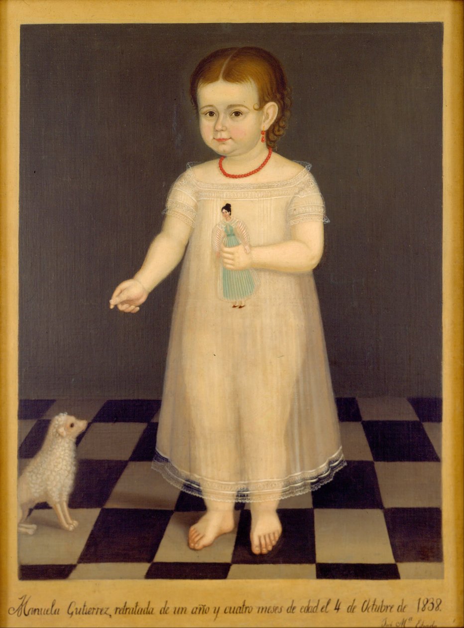 Portræt af Manuela Gutiérrez af José María Estrada