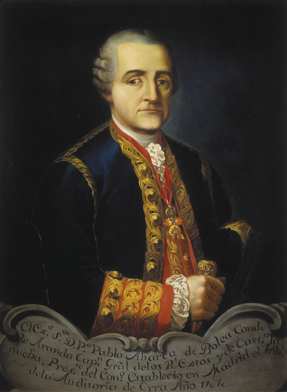 ARANDA, Pedro Pablo Abarca de Bolea, greve af (1719-1798) (maleri) af José María Galván y Candela