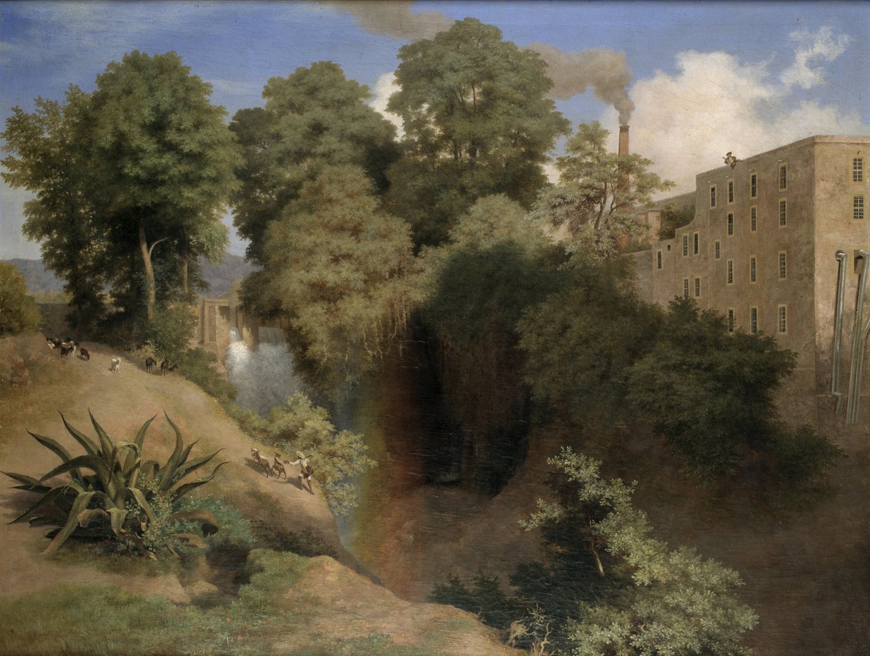 San Ángel Goatherd af José María Velasco
