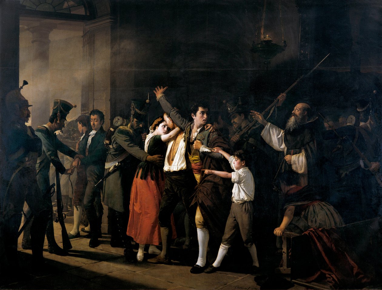 Skydning af de spanske patrioter i Buen Suceso (ved daggry den 3. maj 1808) af José Marcelo Contreras y Muñoz