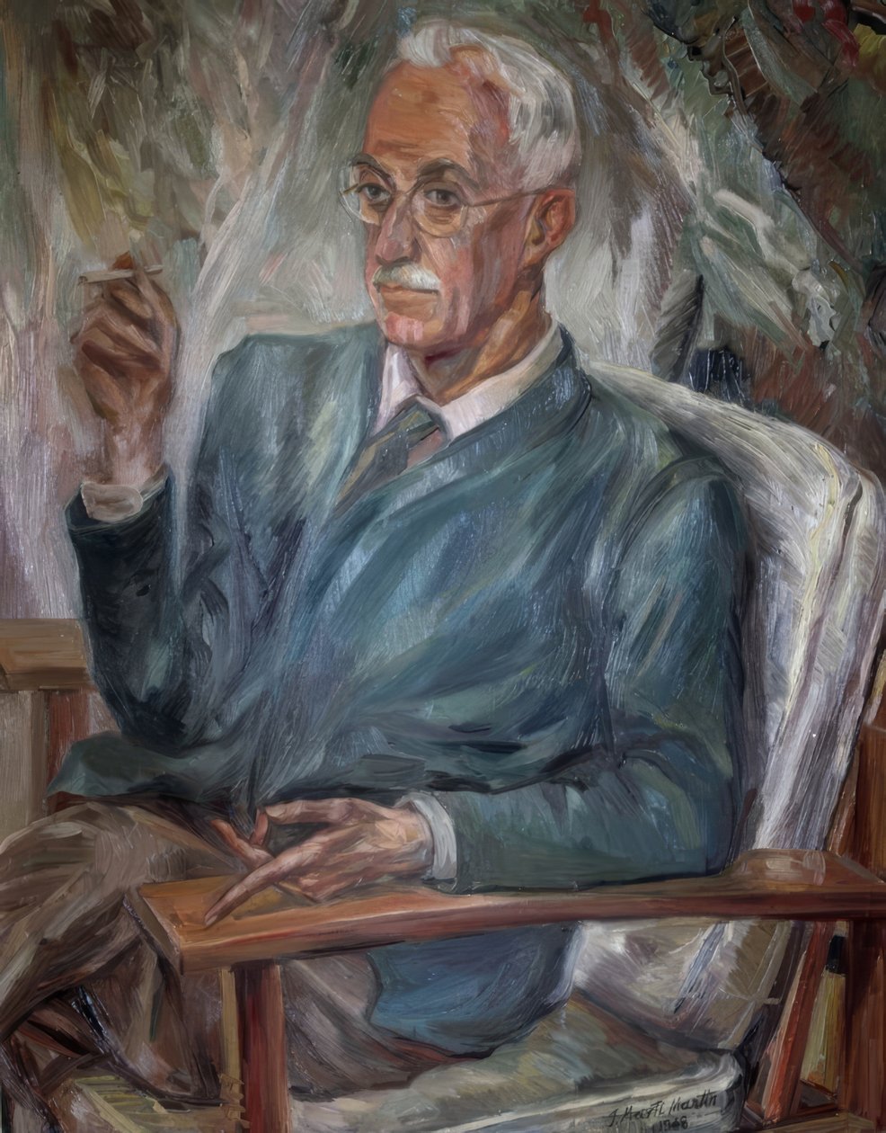 Oleo De Jesus Marti af José Moreno Villa