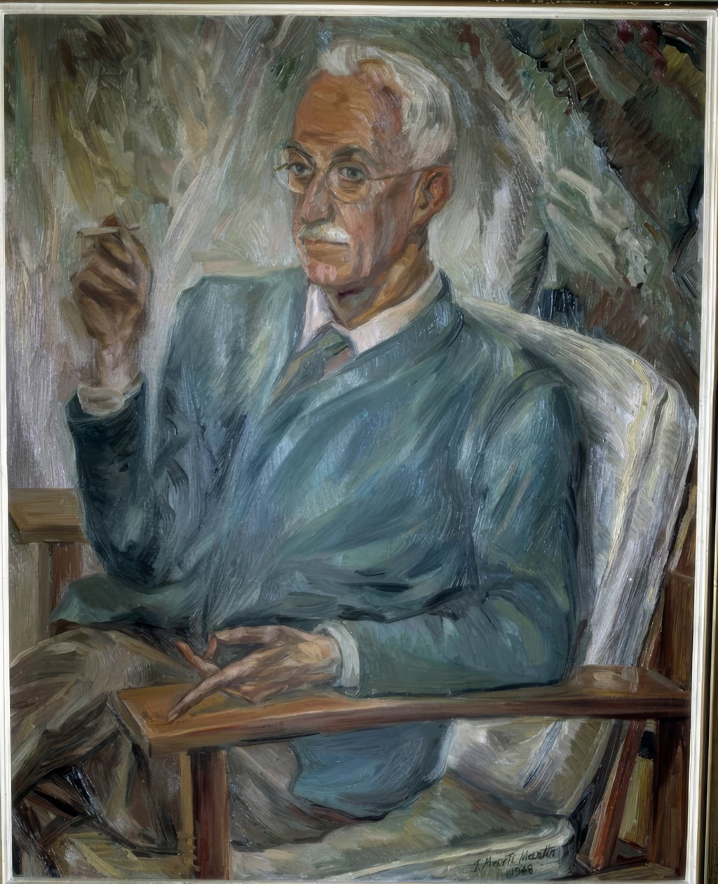 Oleo De Jesus Marti af José Moreno Villa