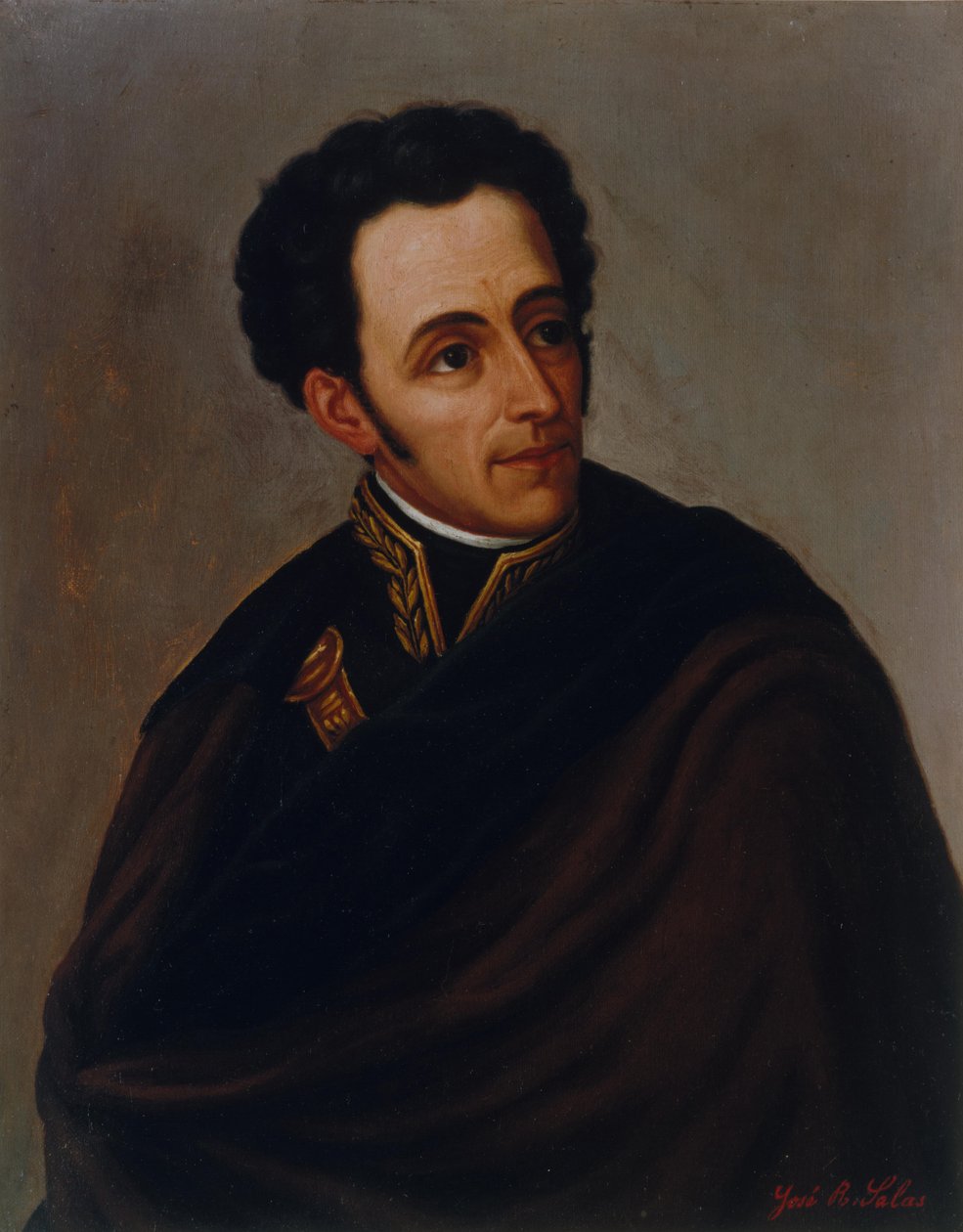 Portræt af Simon Bolivar, 1890. af José R. Salas