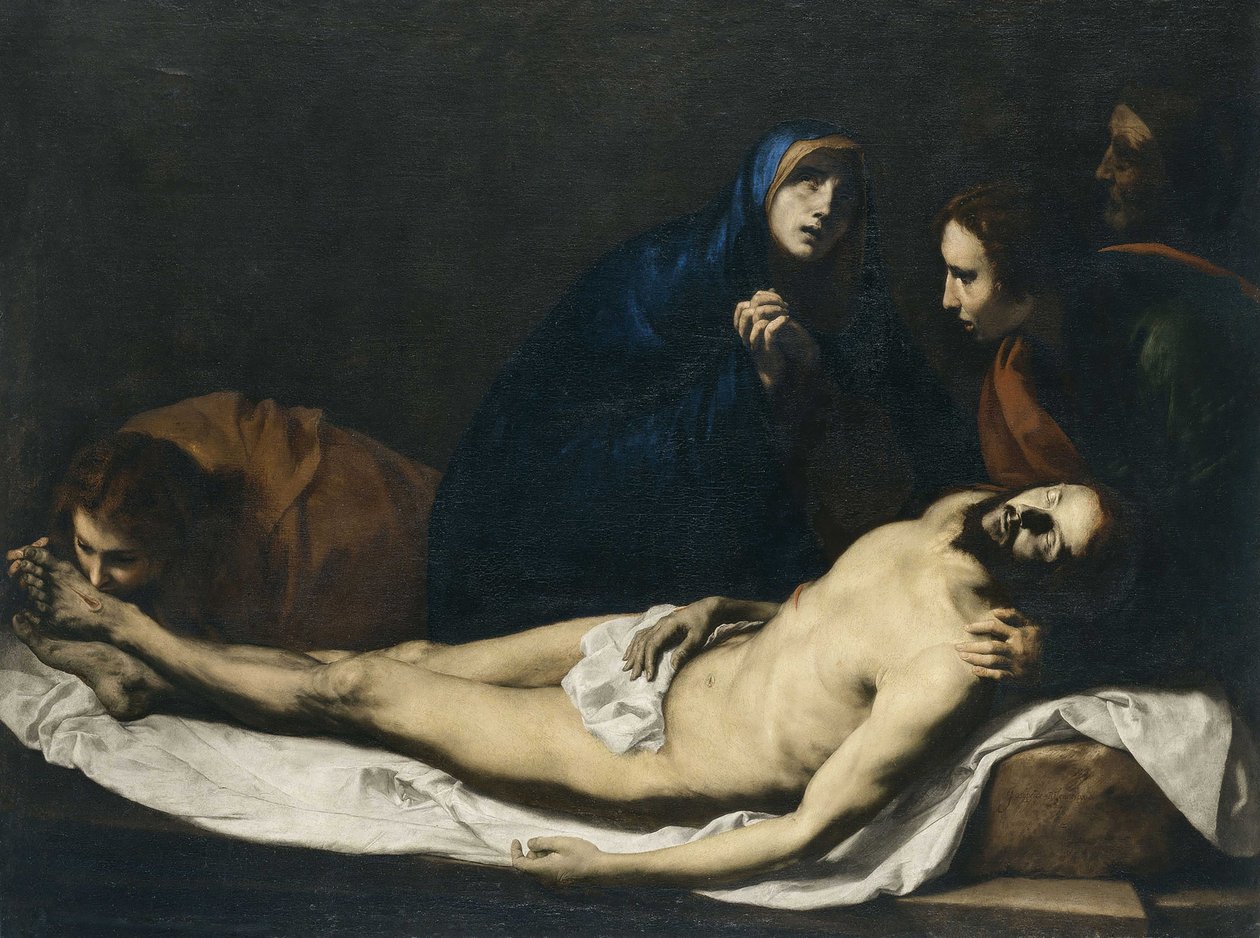 Klagesangen over Kristus, 1633. af José Ribera de