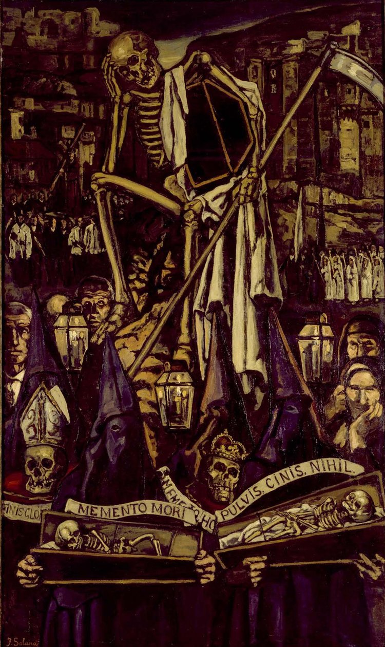 Procession af de døde af José Solana