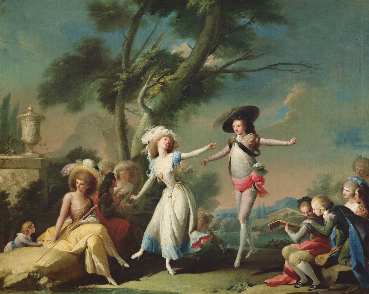 Danser Boleroen, 1790 af Jose Camaron