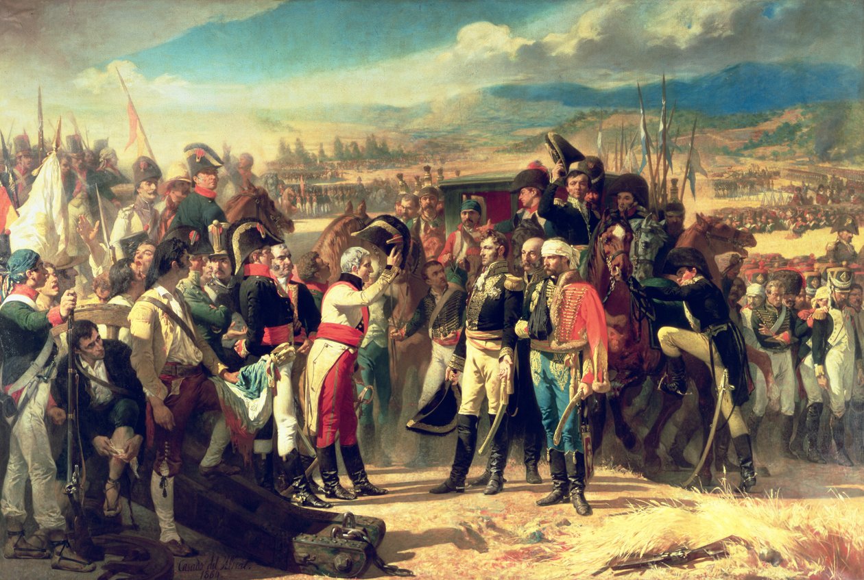 Overgivelsen af Bailen, 23. juli 1808 af Jose Casado del Alisal