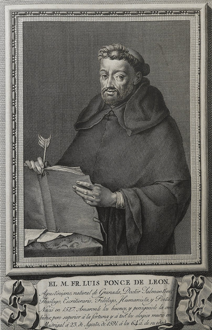 Barcelon, Juan (1739-1801). Portræt af Fray Luis de Leon. 1791. (36 x 23