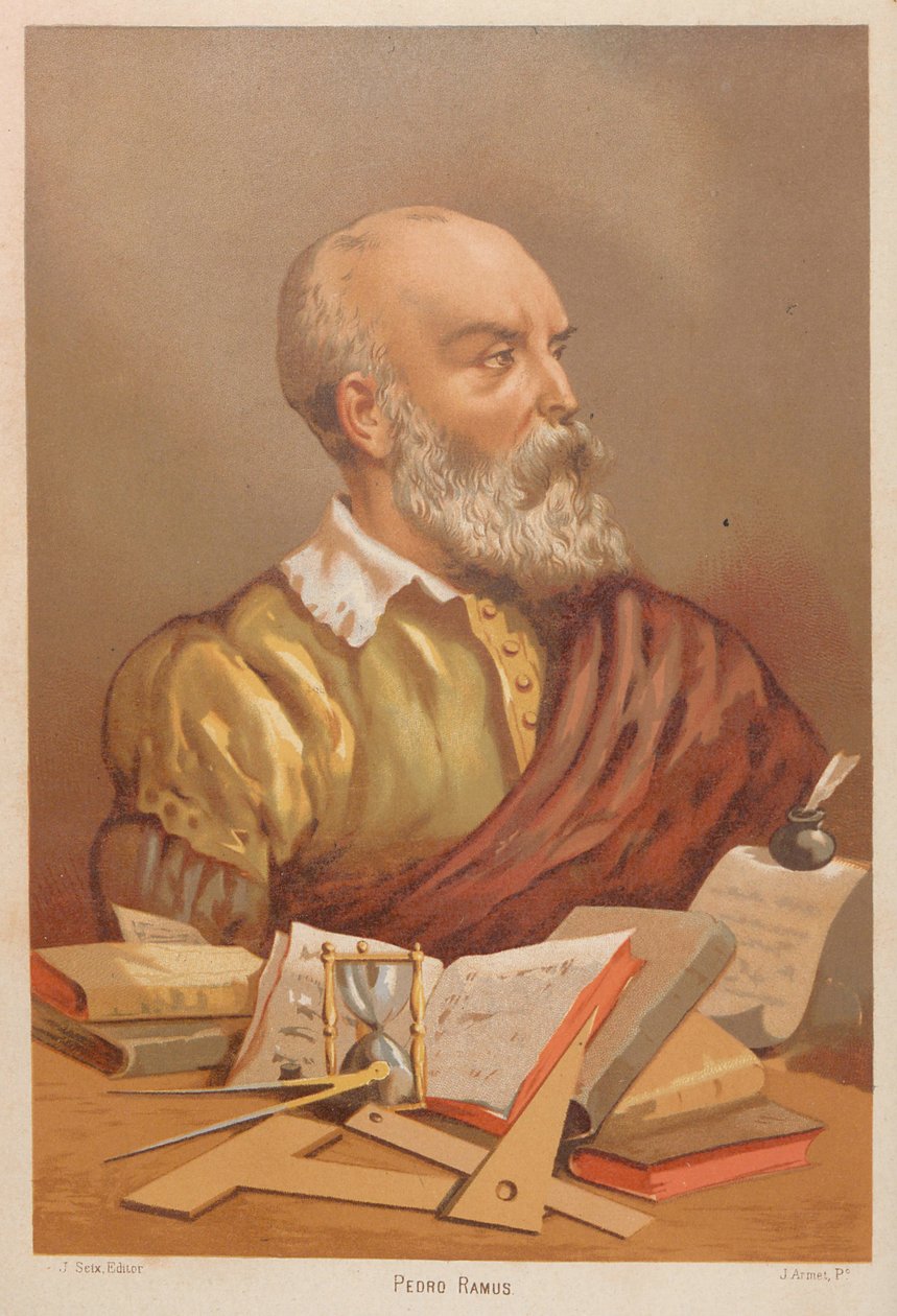 Peter Ramus. Fra: Videnskaben og dens mænd, 1879. af Jose Armet Portanell