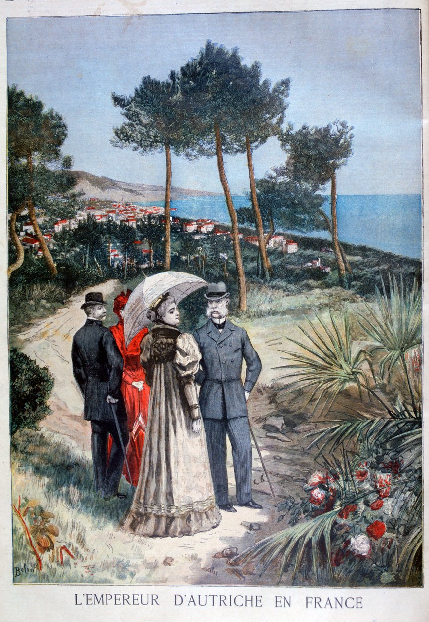 Franz Joseph I, kejser af Østrig, på besøg i Frankrig, 1894 af Jose Belon