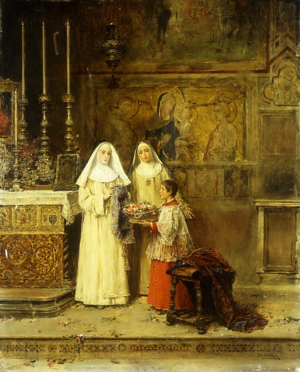 Fejring af Santa Maria della Rosa af Jose Benlliure y Gil