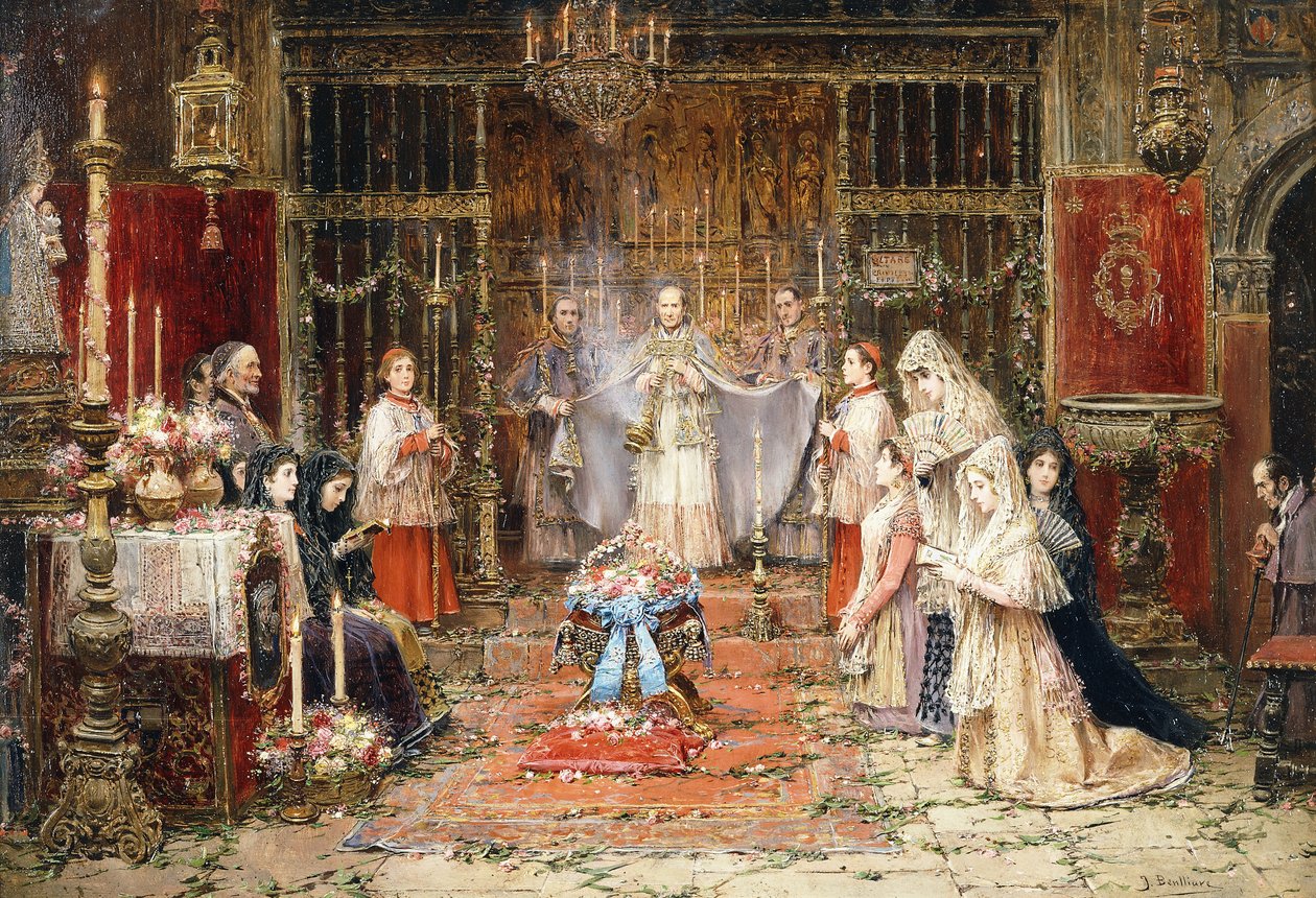 Fejring af Santa Maria della Rosa af Jose Benlliure y Gil