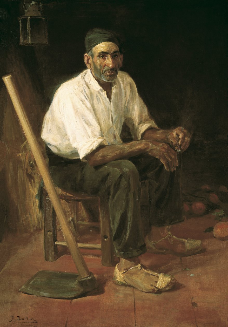 Onkel Andreu de Rocafort (olie på lærred) af Jose Benlliure y Gil